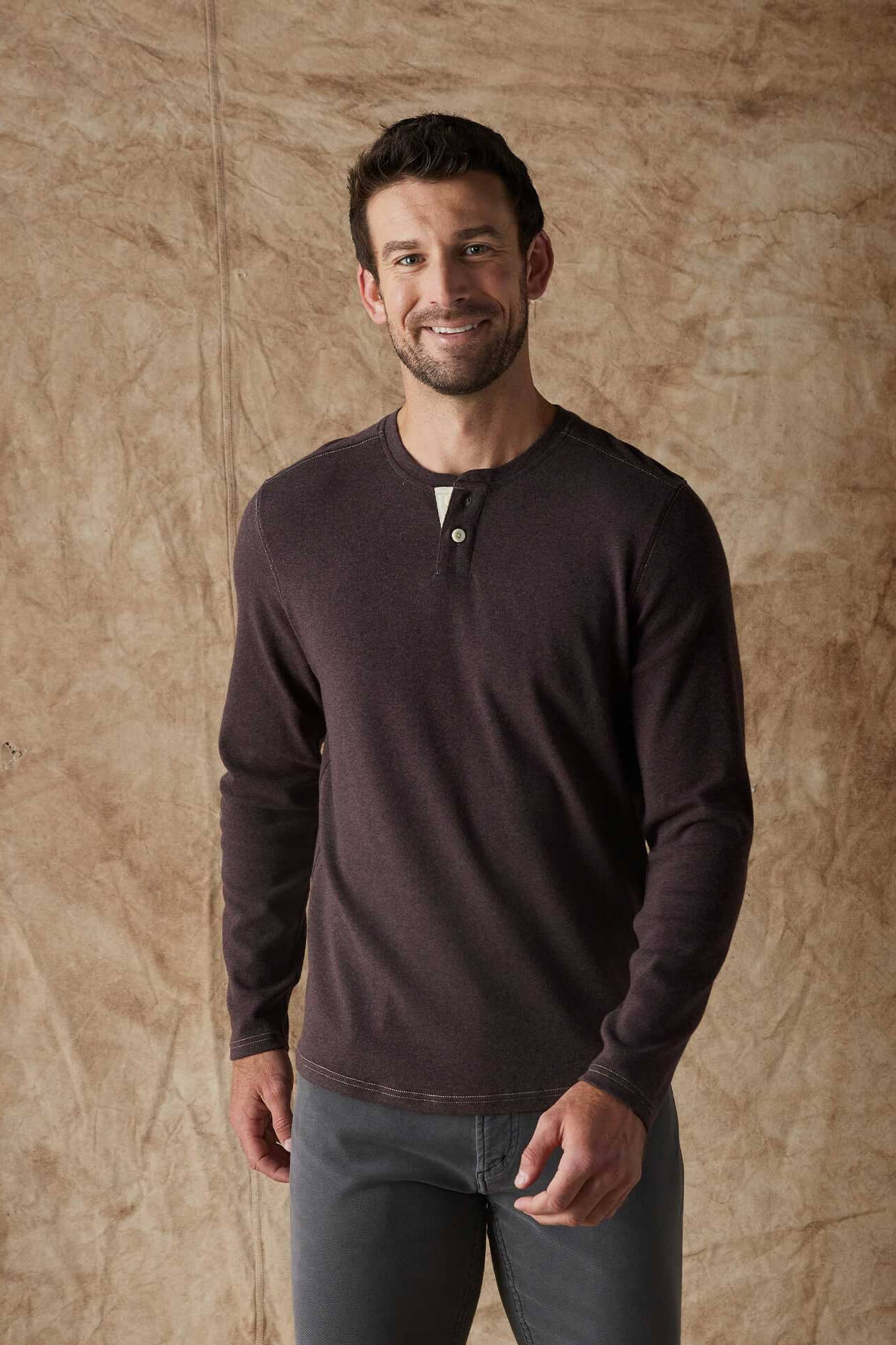 the normal brand two button henley