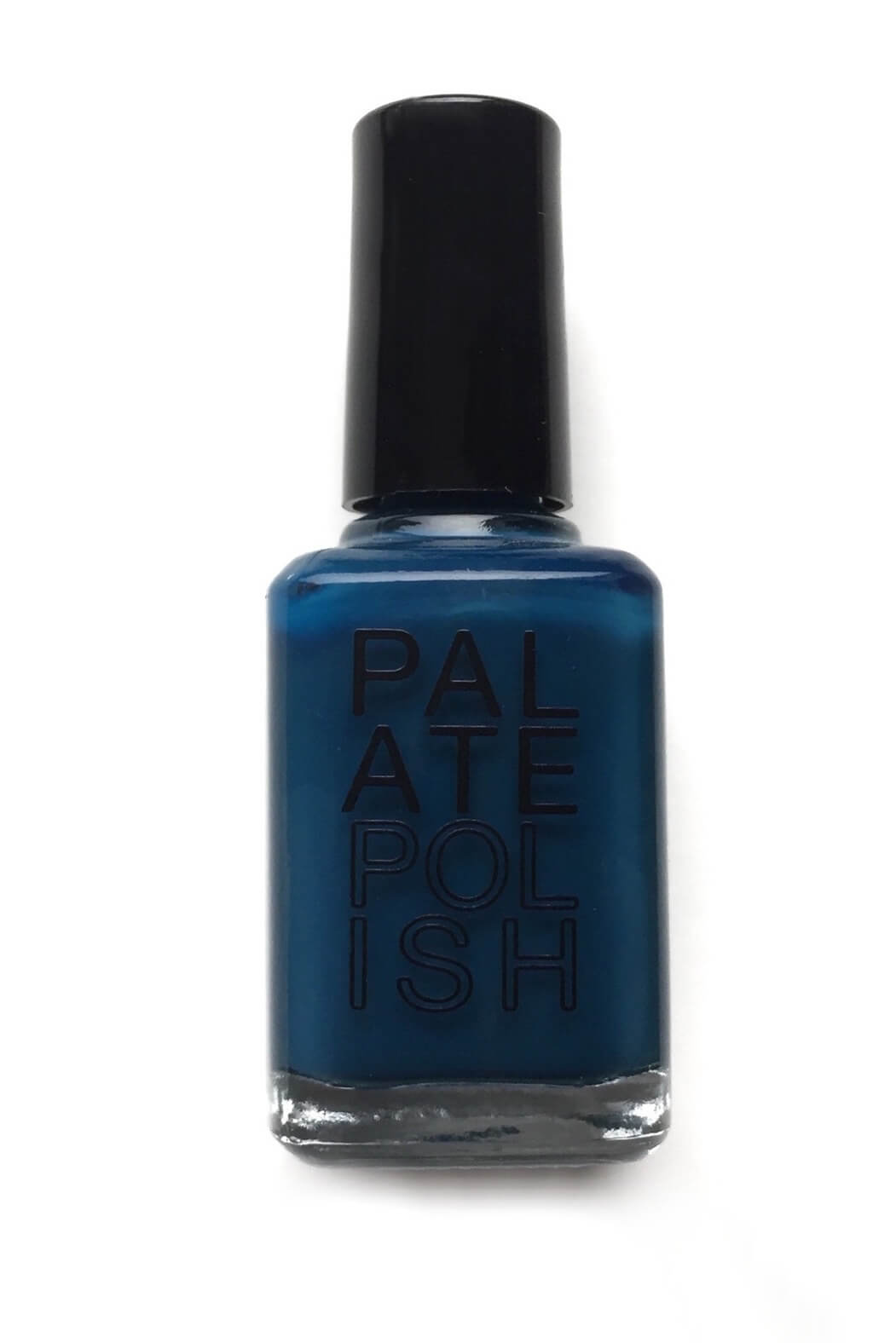 Palate nail polish in blue maize