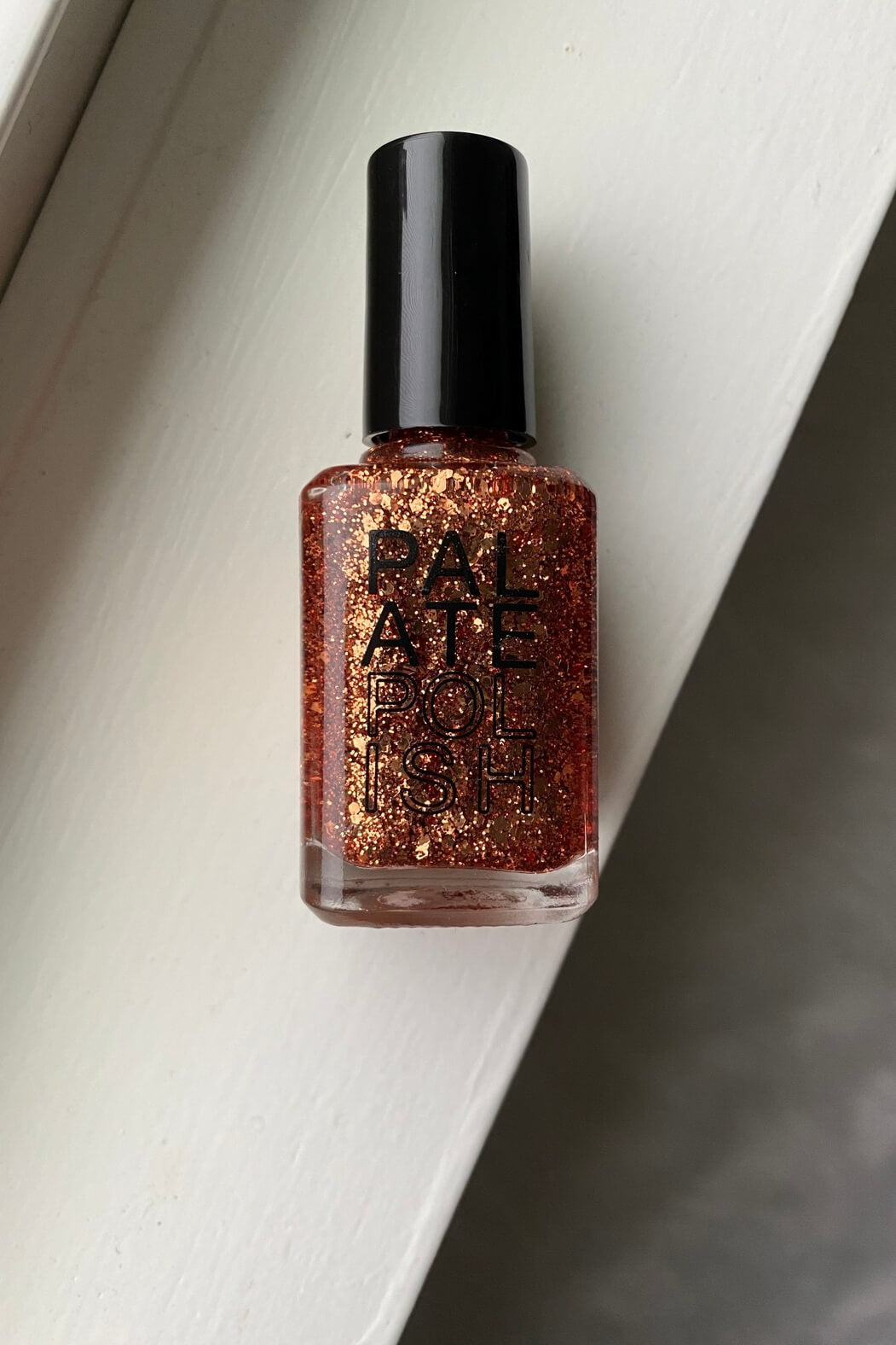 Palate nail polish in candied ginger