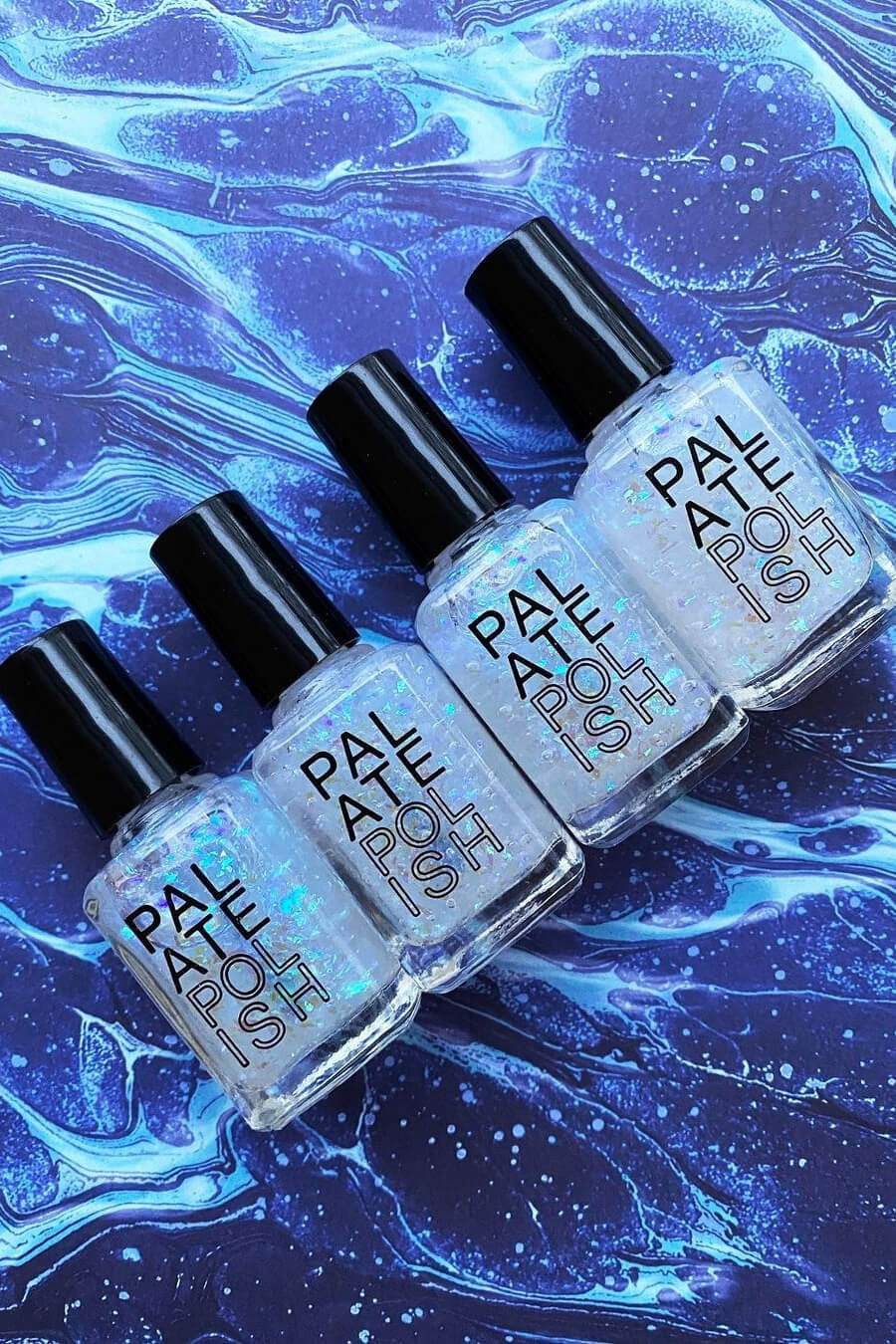 Palate nail polish in granita