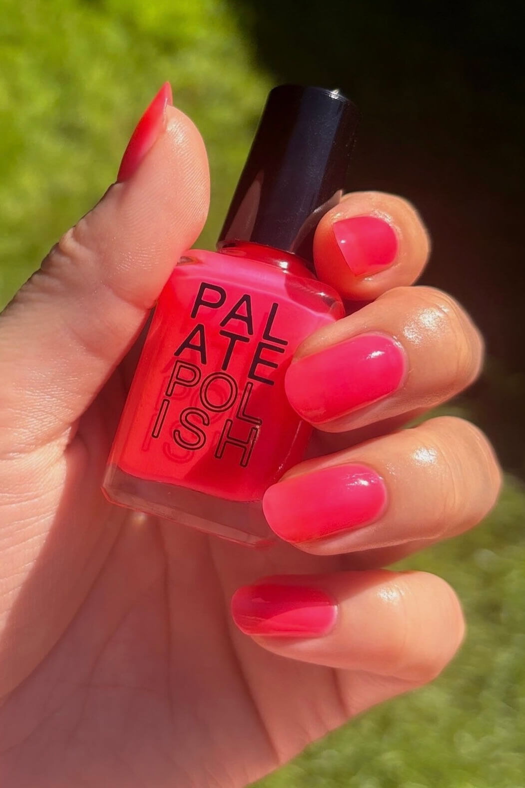 Palate nail polish in guava