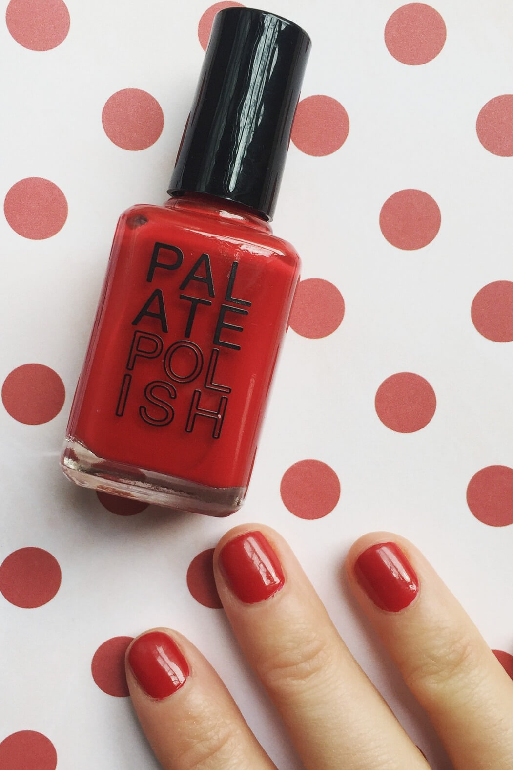 Palate nail polish in hot sauce