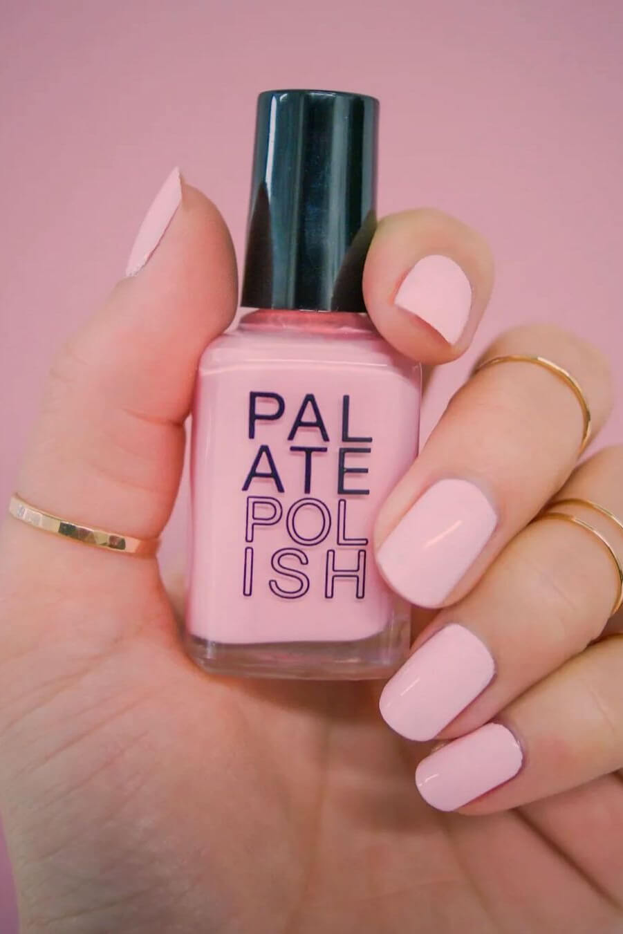 Palate nail polish in strawberry milk