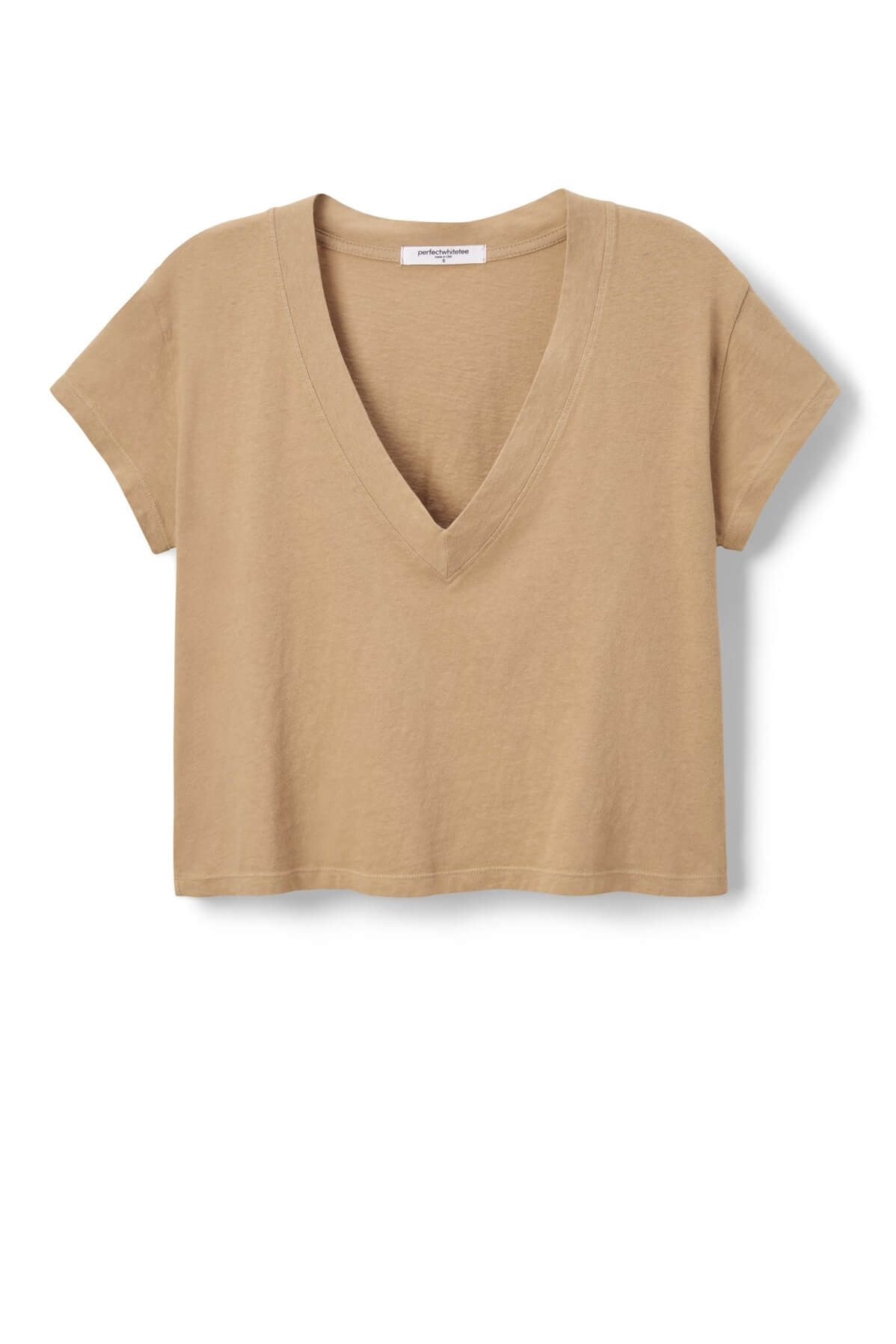 Perfect White Tee Alanis Tee in suede
