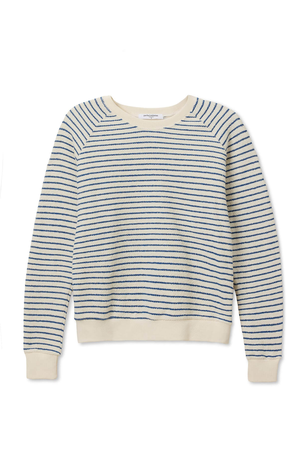Perfect White Tee Alexi Stripe sweatshirt navy stripe