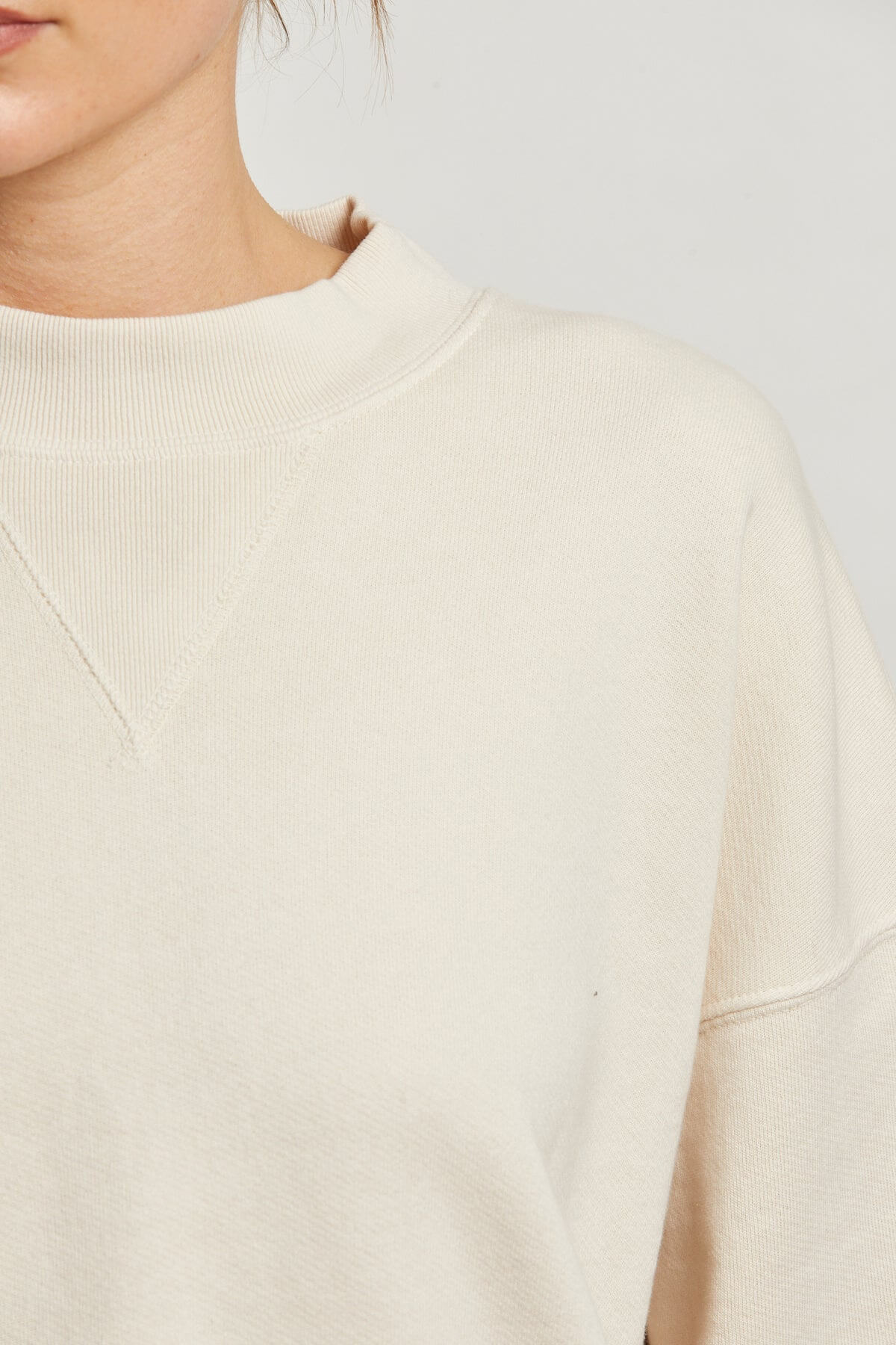 Perfect White Tee Blake Sweatshirt in sugar