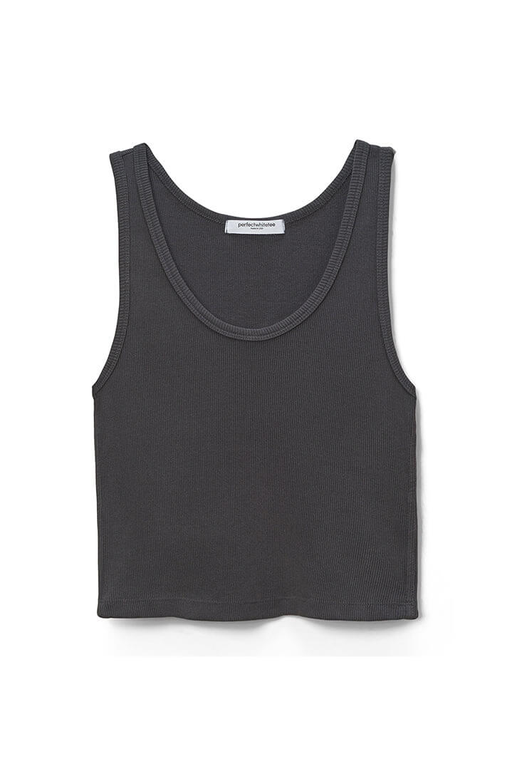 Perfect White Tee Blondie Tank in vintage black