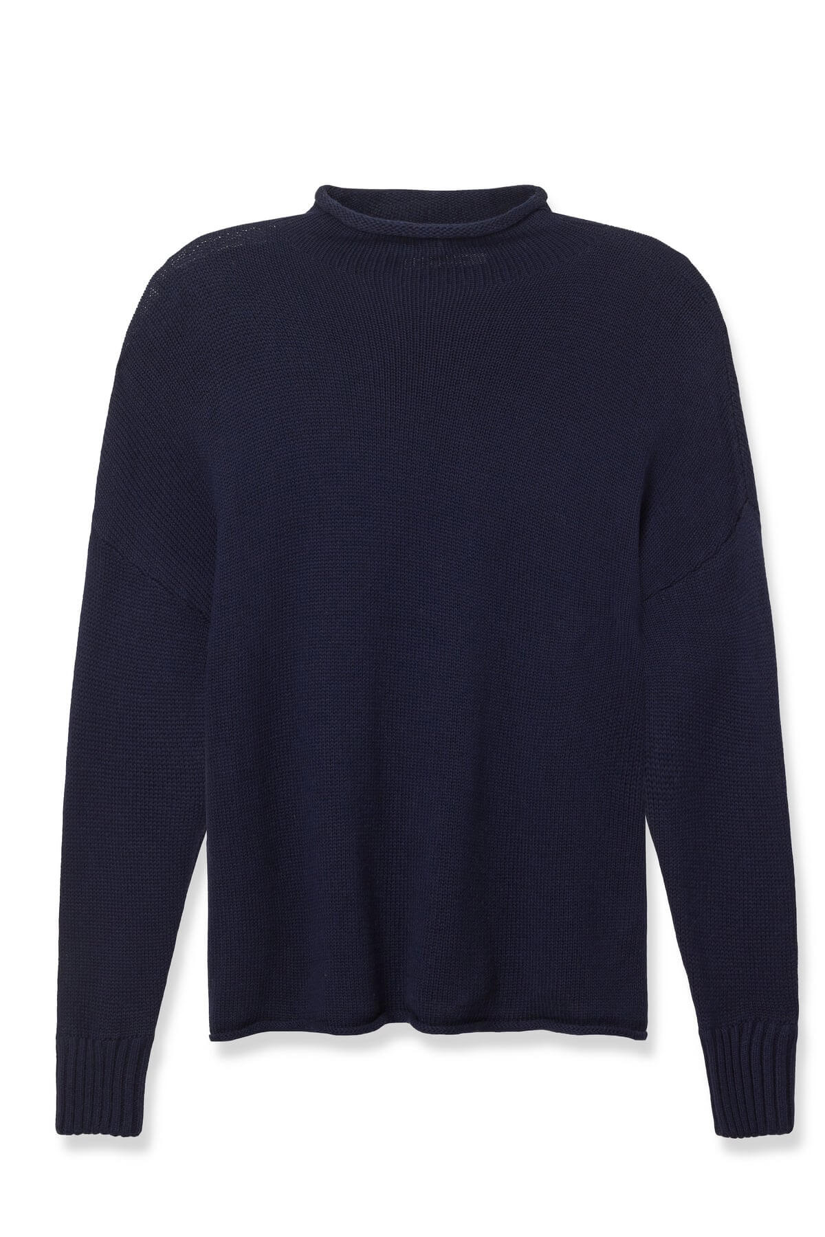 Perfect White Tee Cashmere Sweater in navy