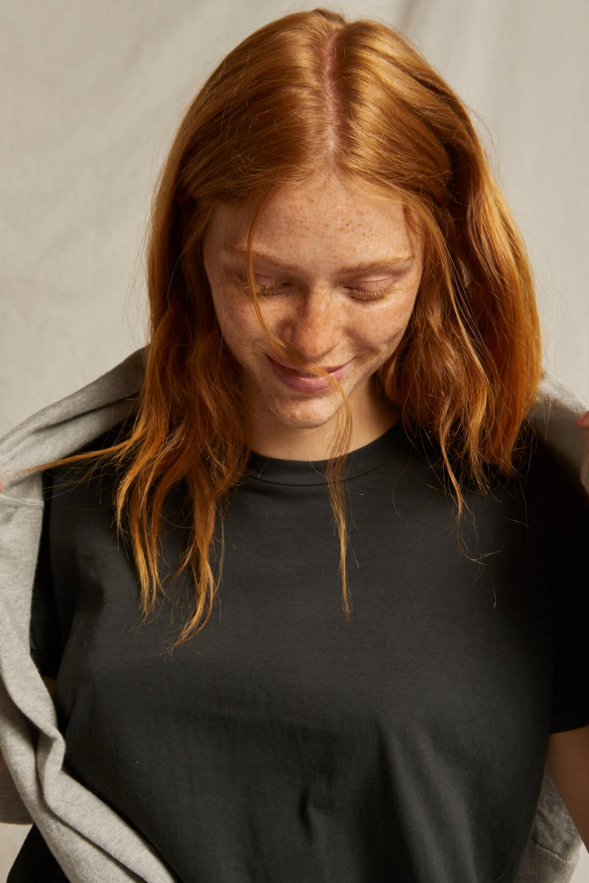 Perfect White Tee Harley boxy tee in vintage black