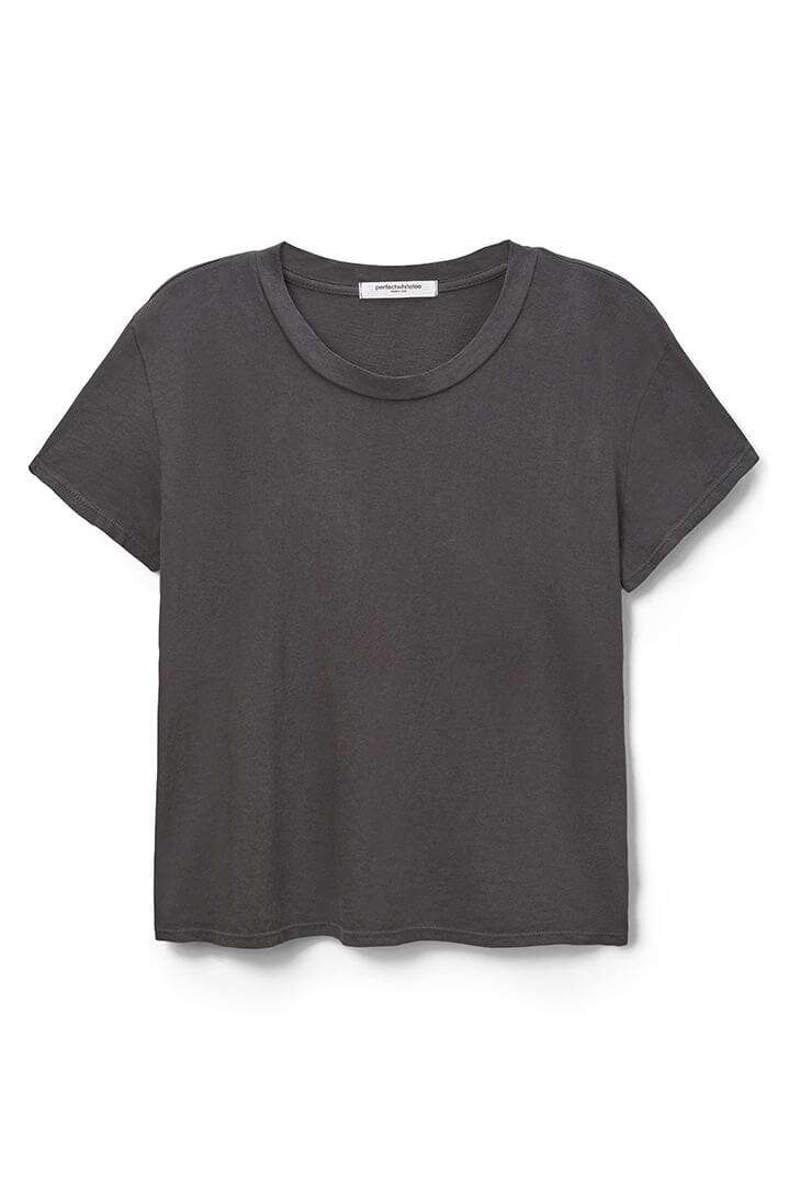 Perfect White Tee Harley boxy tee in vintage black