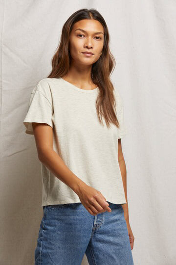 Perfect White Tee harley tee in oatmeal