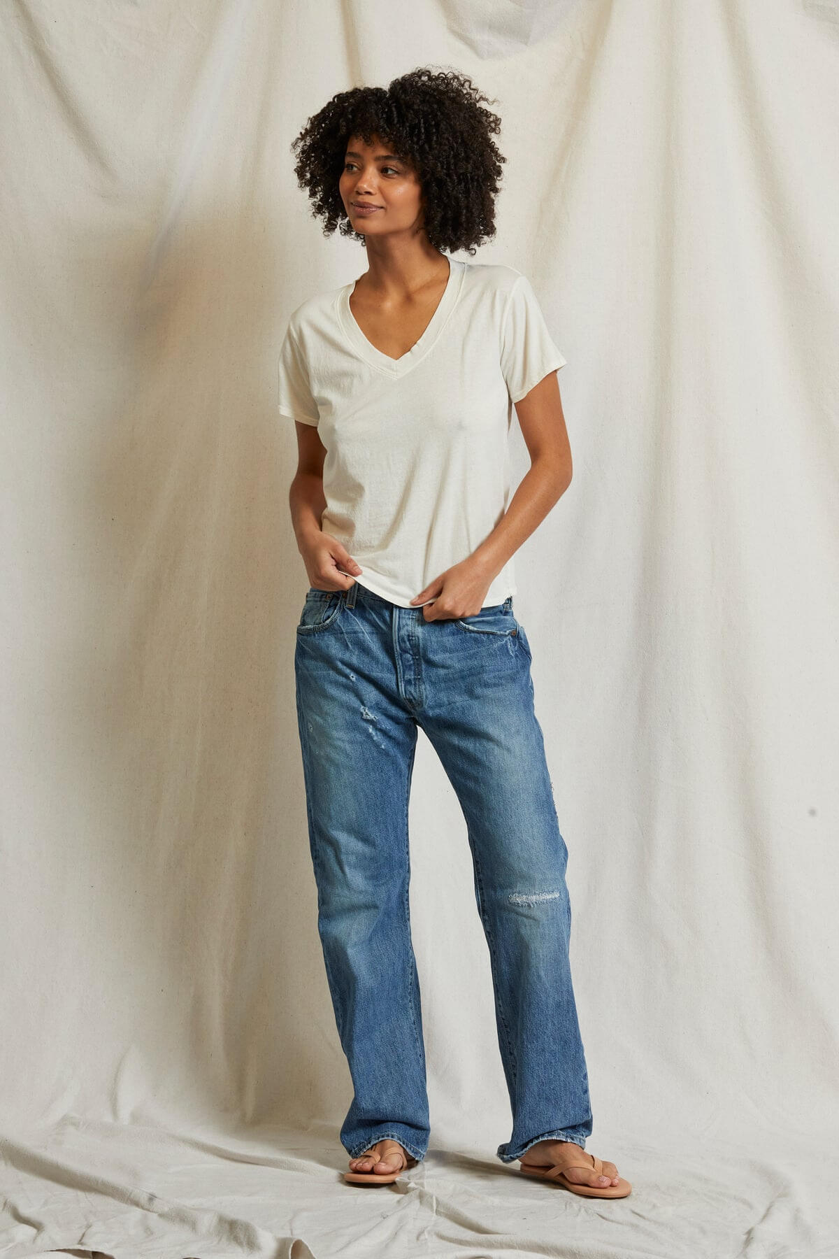 Perfect White Tee hendrix tee bright ivory