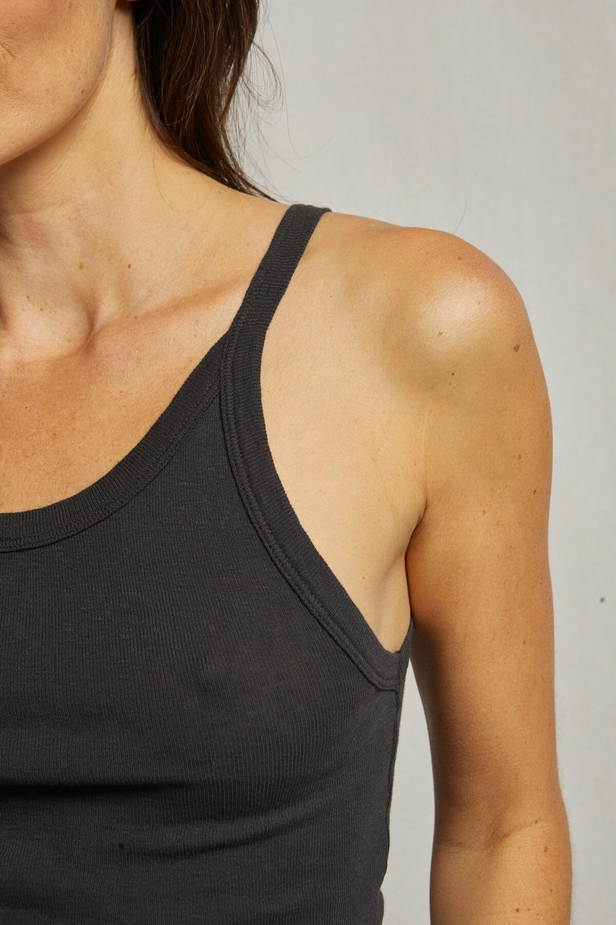 Perfect White Tee Lennox tank in vintage black