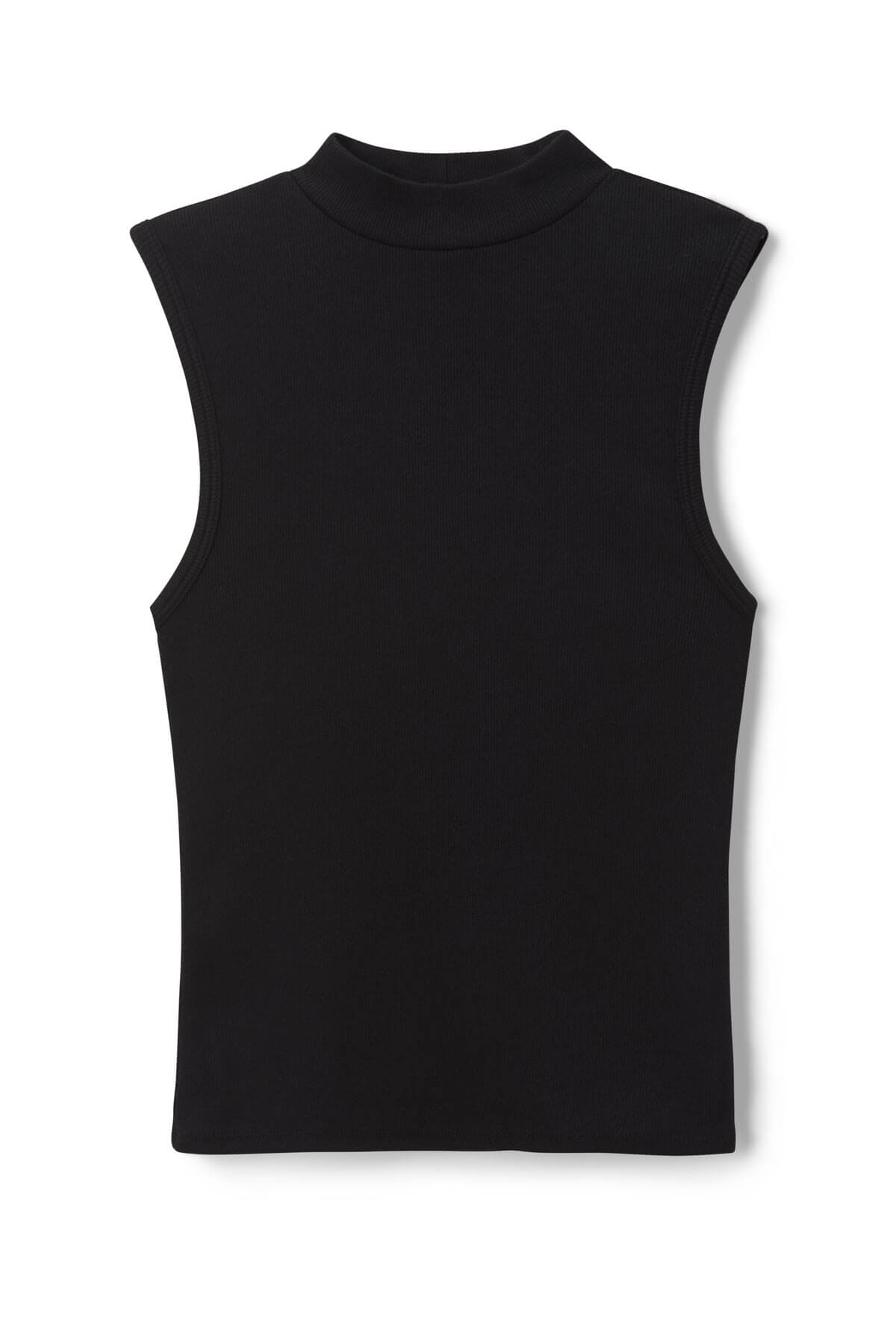 Perfect White Tee Mel Luxe Tank in black