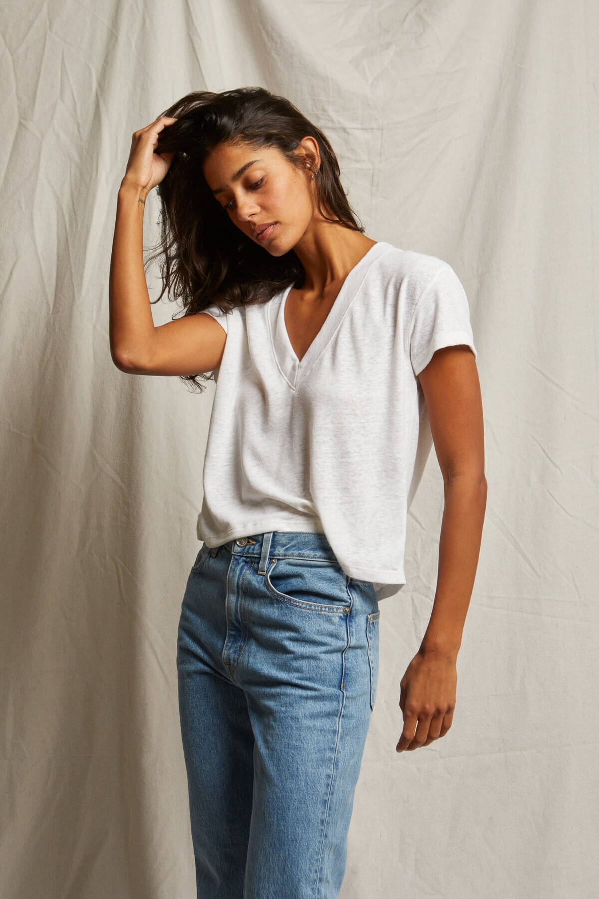 Perfect White Tee Rosie tee in oatmeal