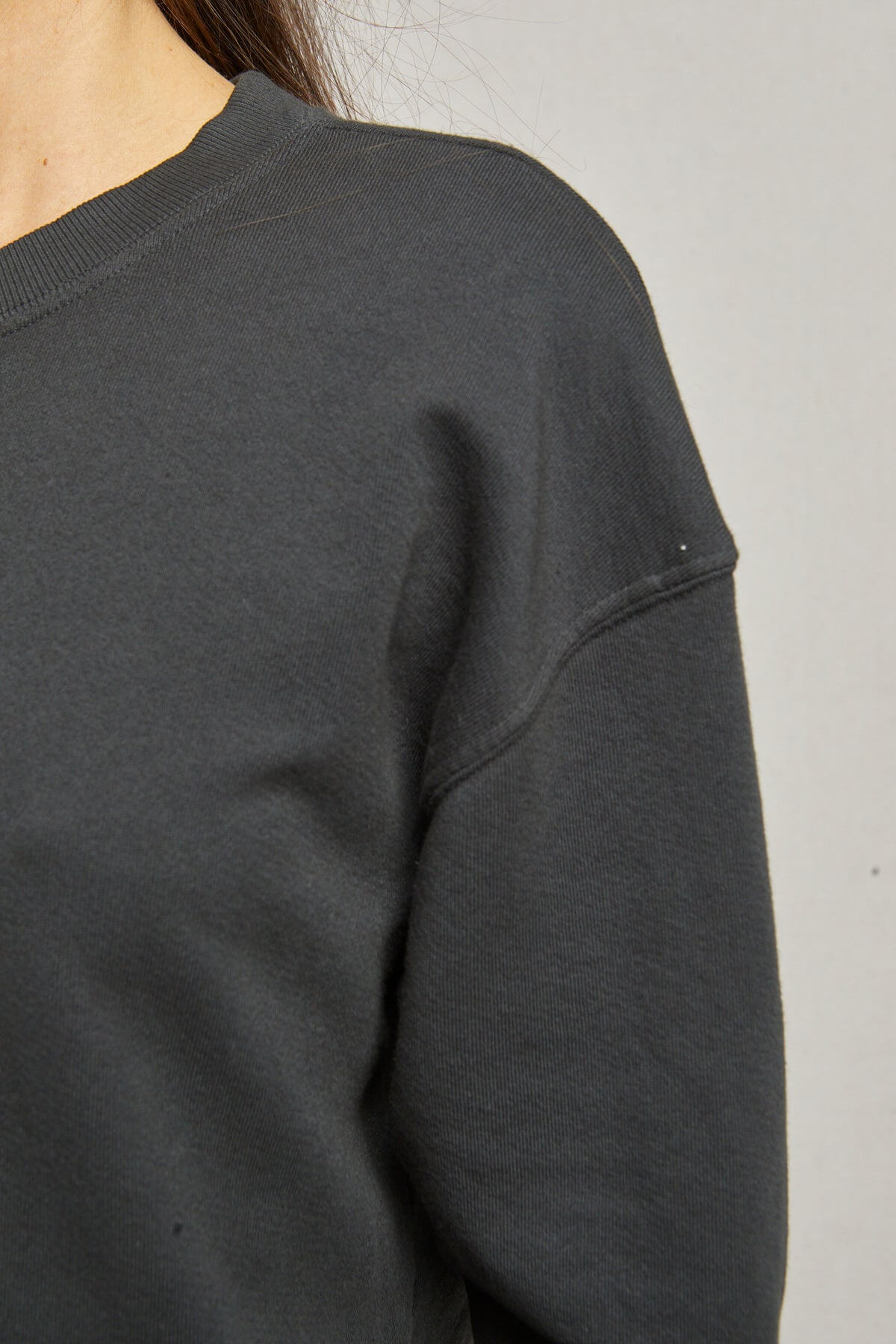 Perfect White Tee Tyler Sweatshirt in vintage black