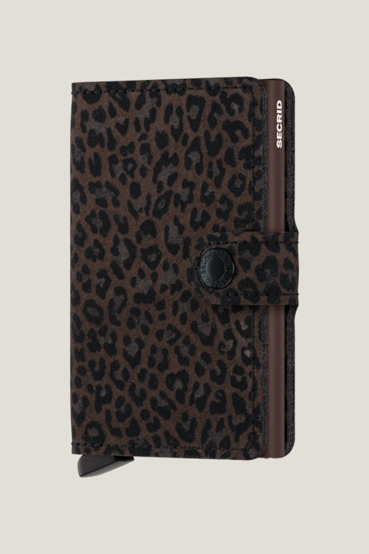 SEcrid mini wallet in leo brown