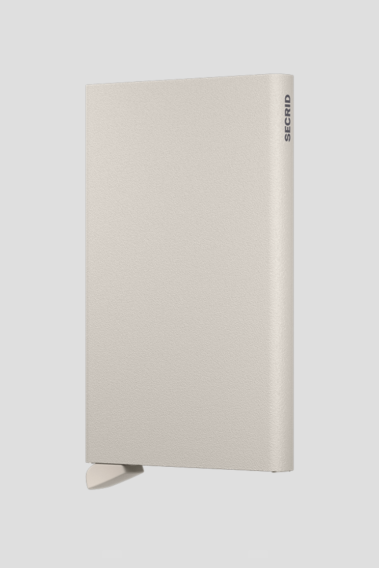 SEcrid card protector in powder white