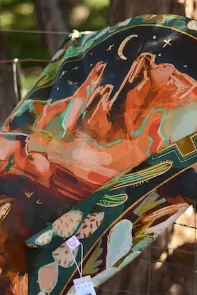 Large Desert Nights silky bandana