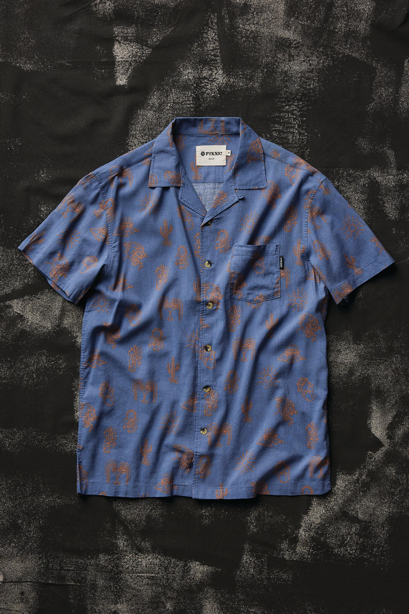 Pyknic Adios Burritos button up