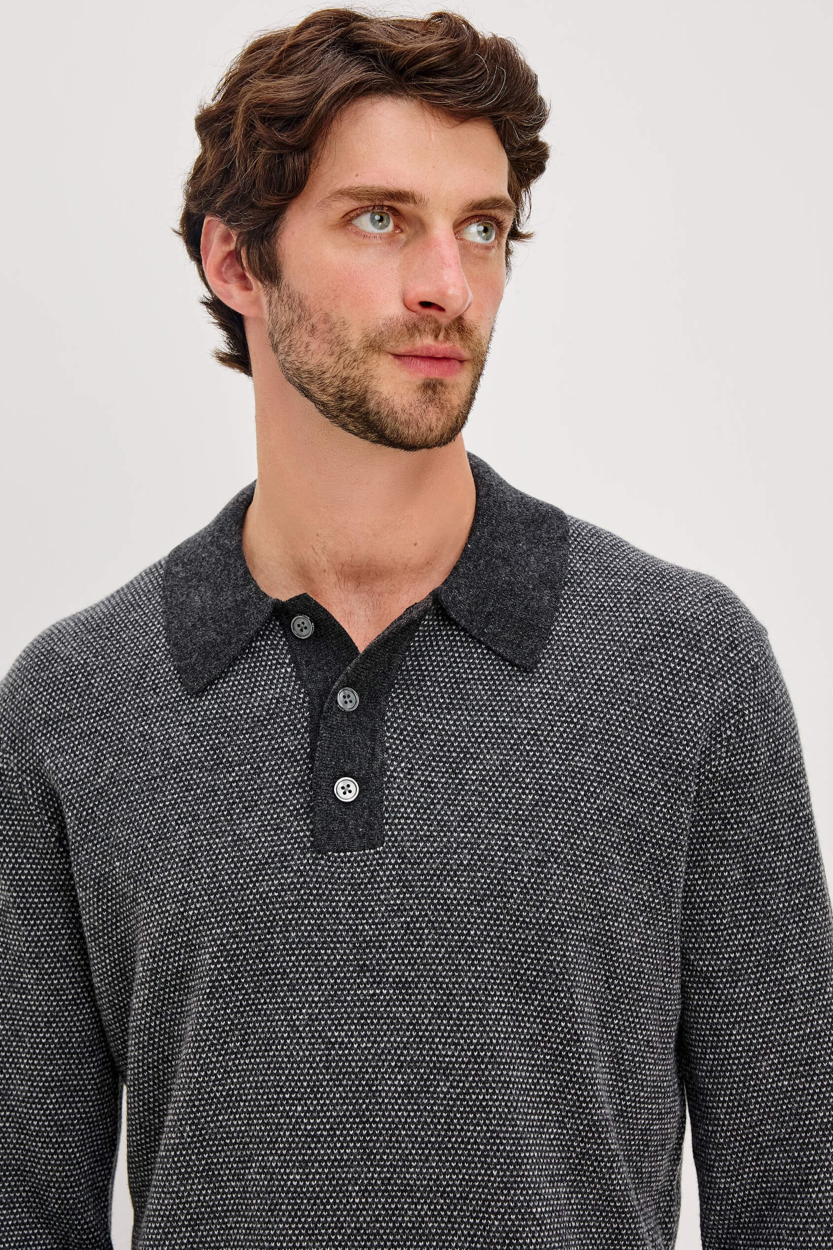 Rails Anders Sweater in charcoal ice