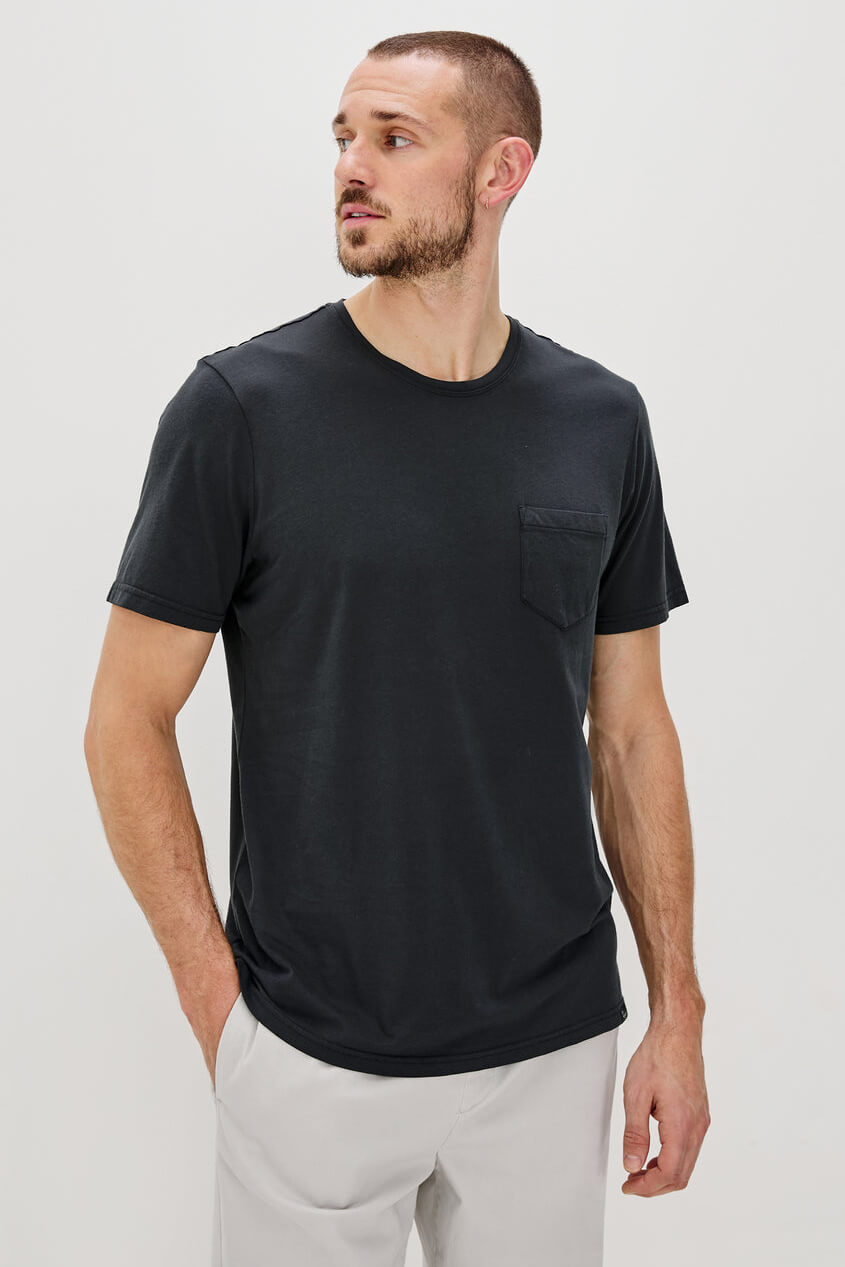 Rails Johnny T shirt in carbon