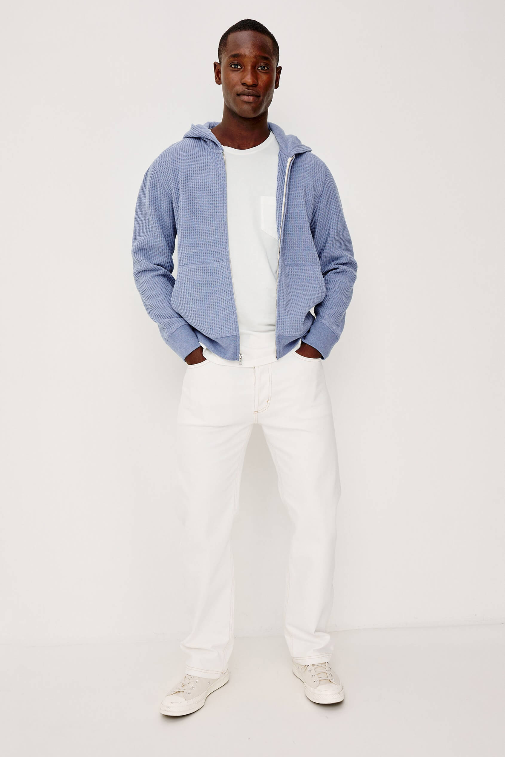 Rails Kenton Hoodie in blue heather