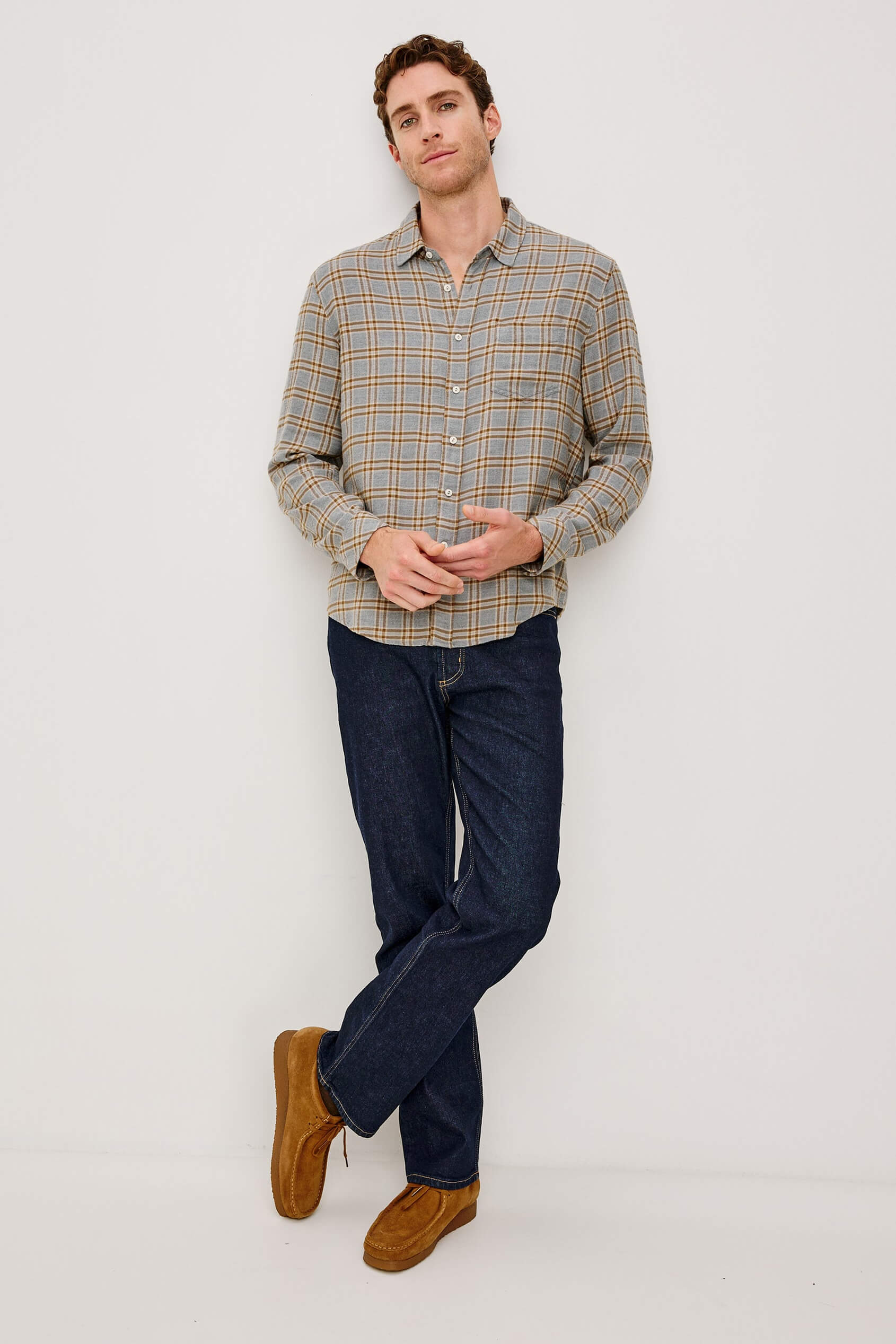 Rails Lennox Shirt in shale truffle