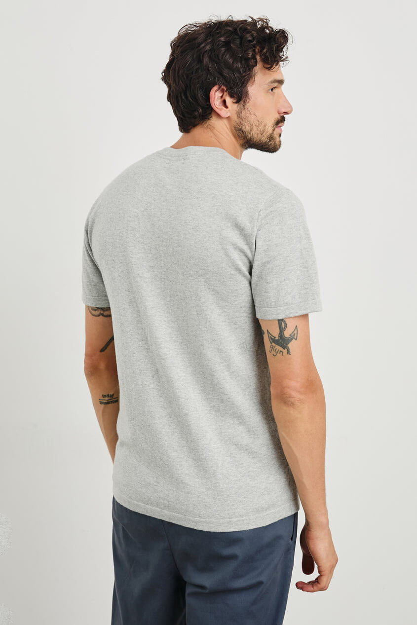 Rails Mason Tee in heather grey