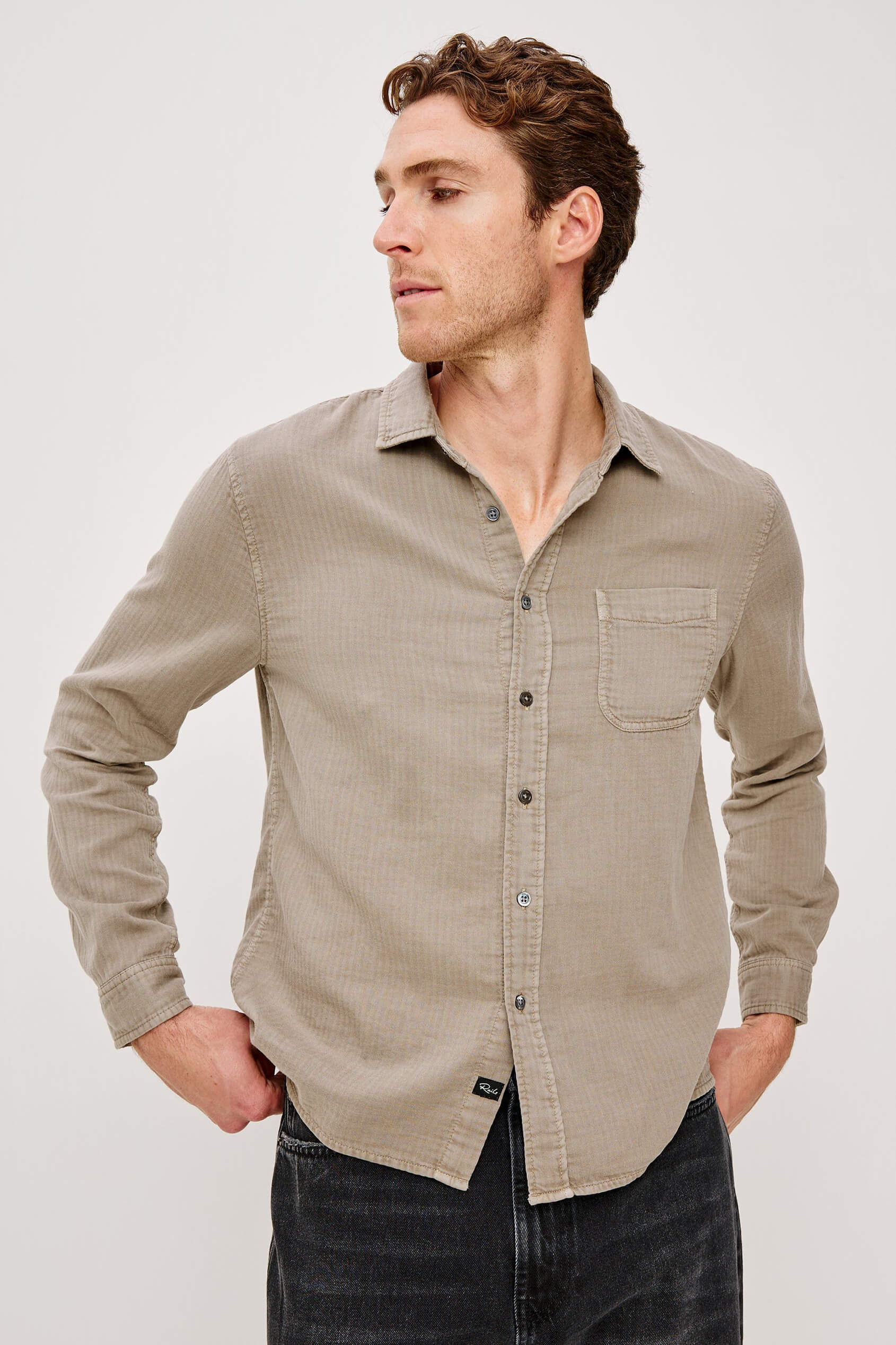 Rails Owen Shirt in desert path