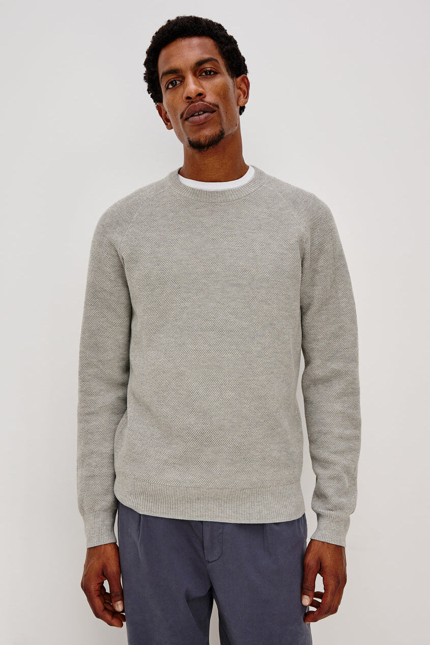 Rails Vann Sweater in grey heather