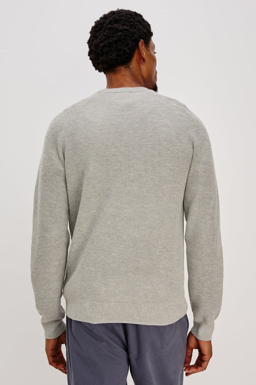 Rails Vann Sweater in grey heather
