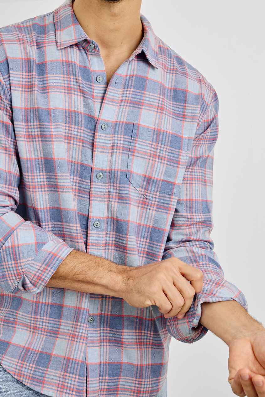 Rails Wyatt shirt in ruby seadragon