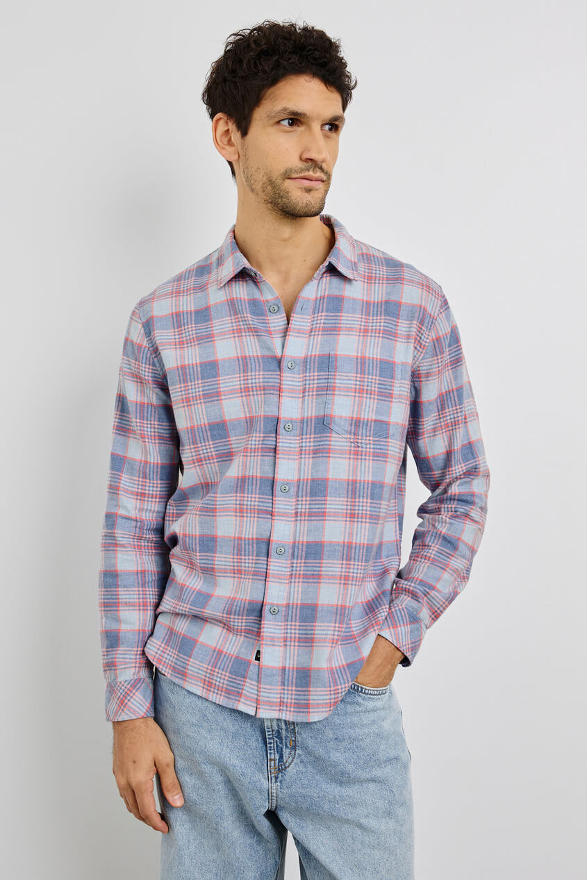 Rails Wyatt shirt in ruby seadragon