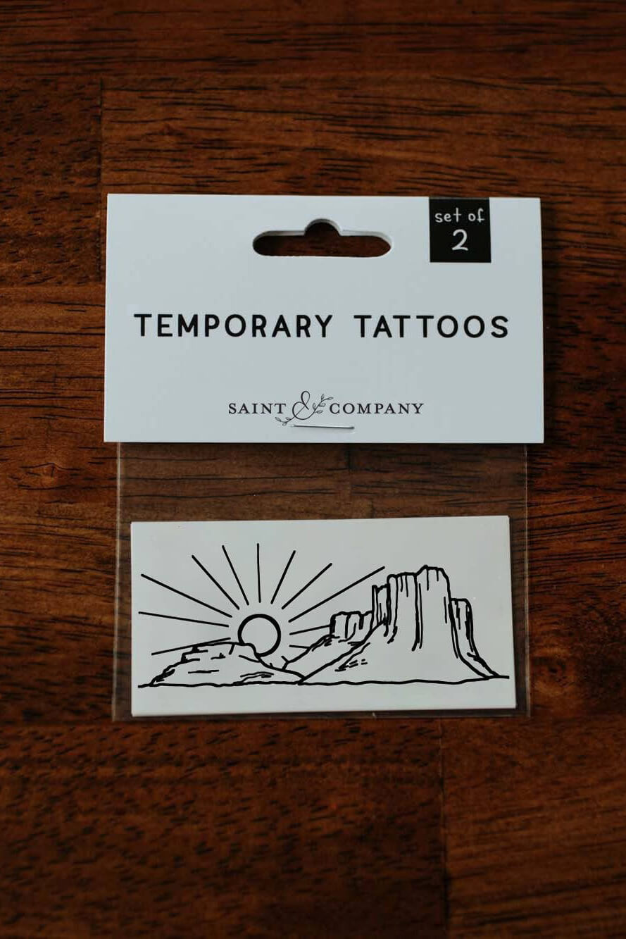 Saint & Company desert sunset tattoo
