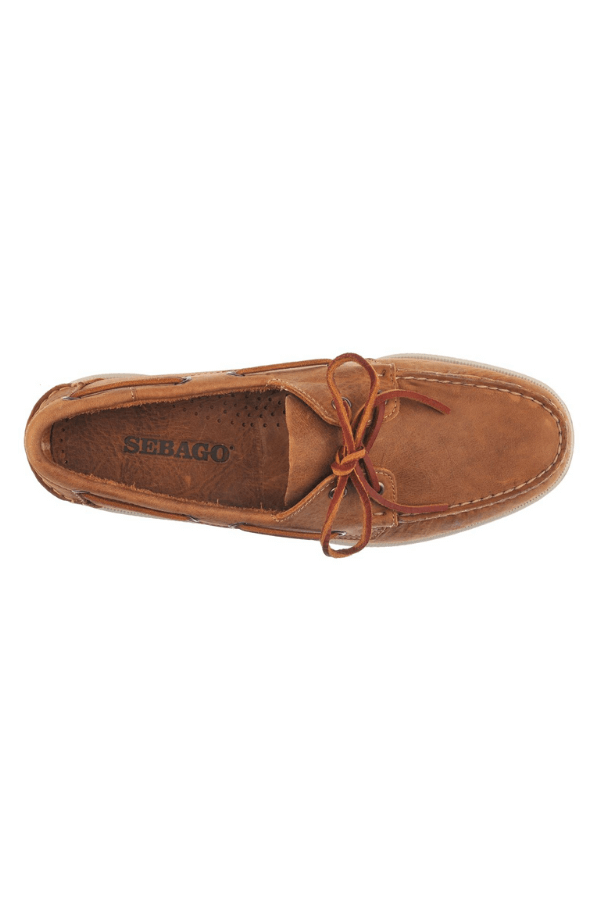 Sebago Dockside Portland Crazy H in tan