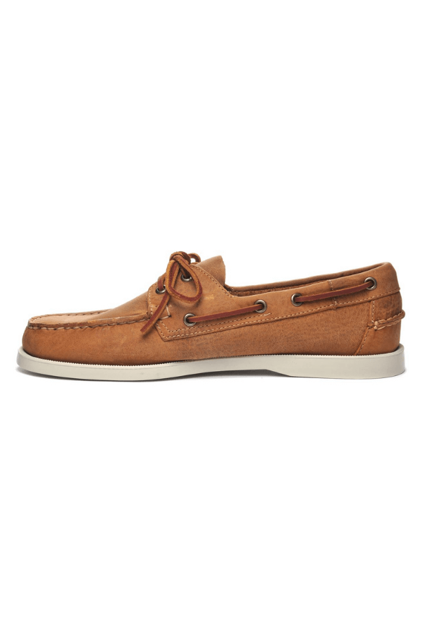 Sebago Dockside Portland Crazy H in tan
