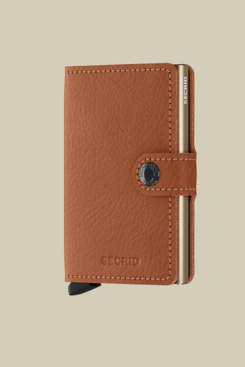 Secrid mini wallet in veg carmello sand