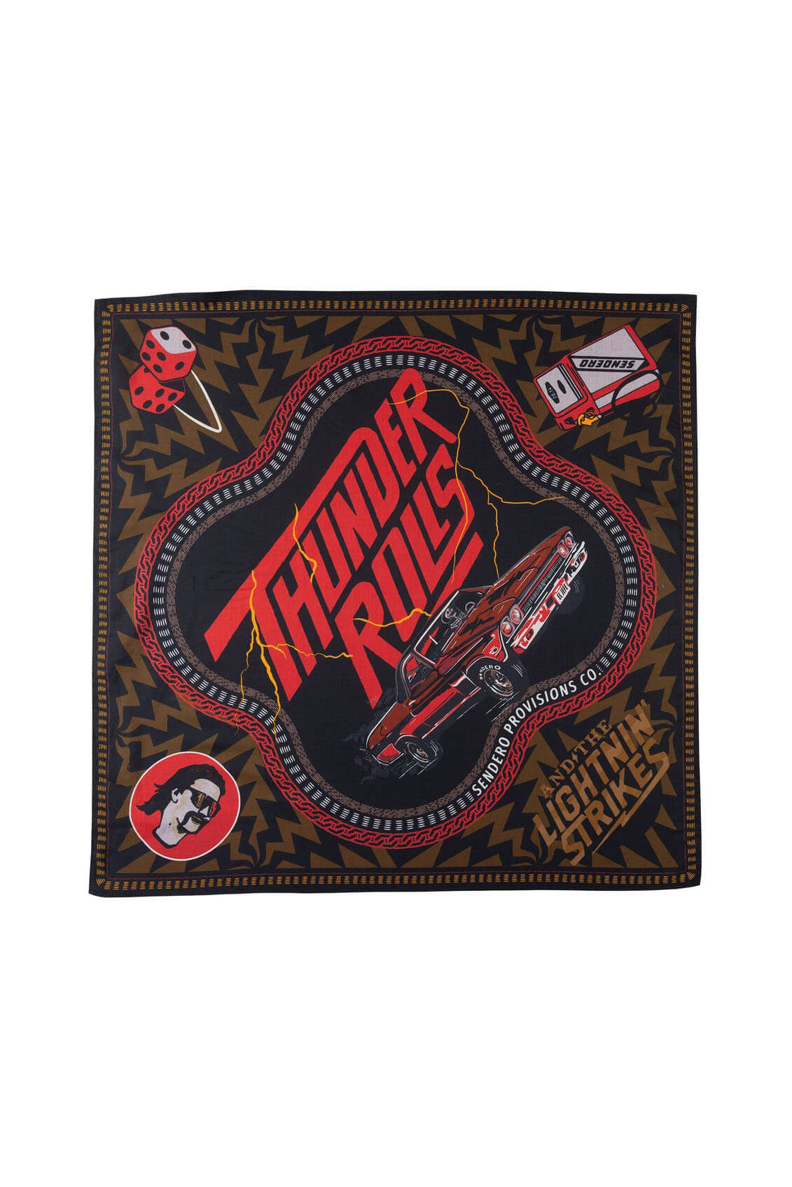 Sendero Thunder Rolls bandana. Sendero Provisions men’s fashion. Sendero Provisions women’s fashion. Western clothing for men. Western clothing for women. Wild West clothing for men. Wild West clothing for women. Texan fashion for men. Texan fashion for women. Western fashion for men. Western fashion for women. Sendero Provisions women’s bandana. Sendero Provisions men’s bandana. Sendero Provisions women’s hat. Sendero men’s hat. Sendero Provisions men’s shirt. Sendero Provisions women’s accessories.