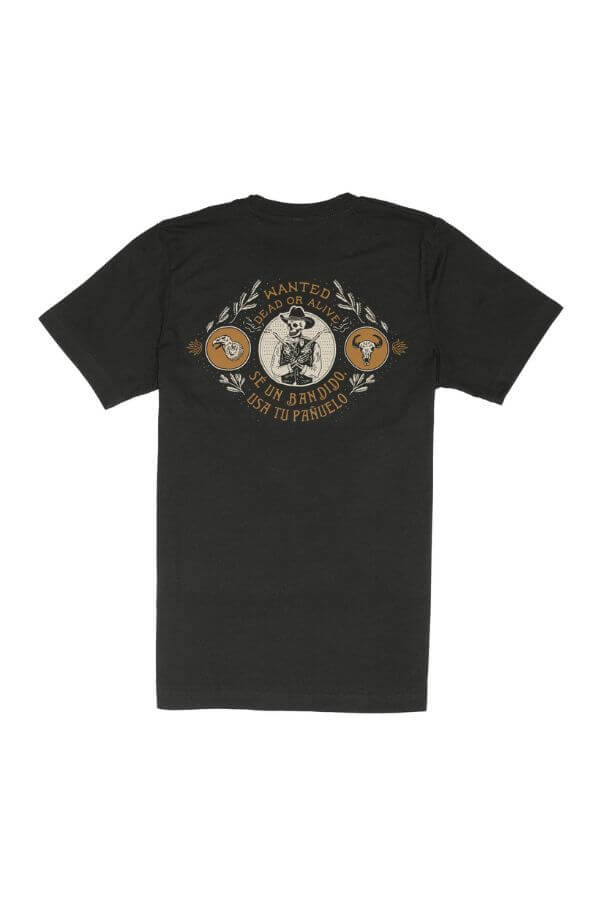 Sendero dead or alive tee in black