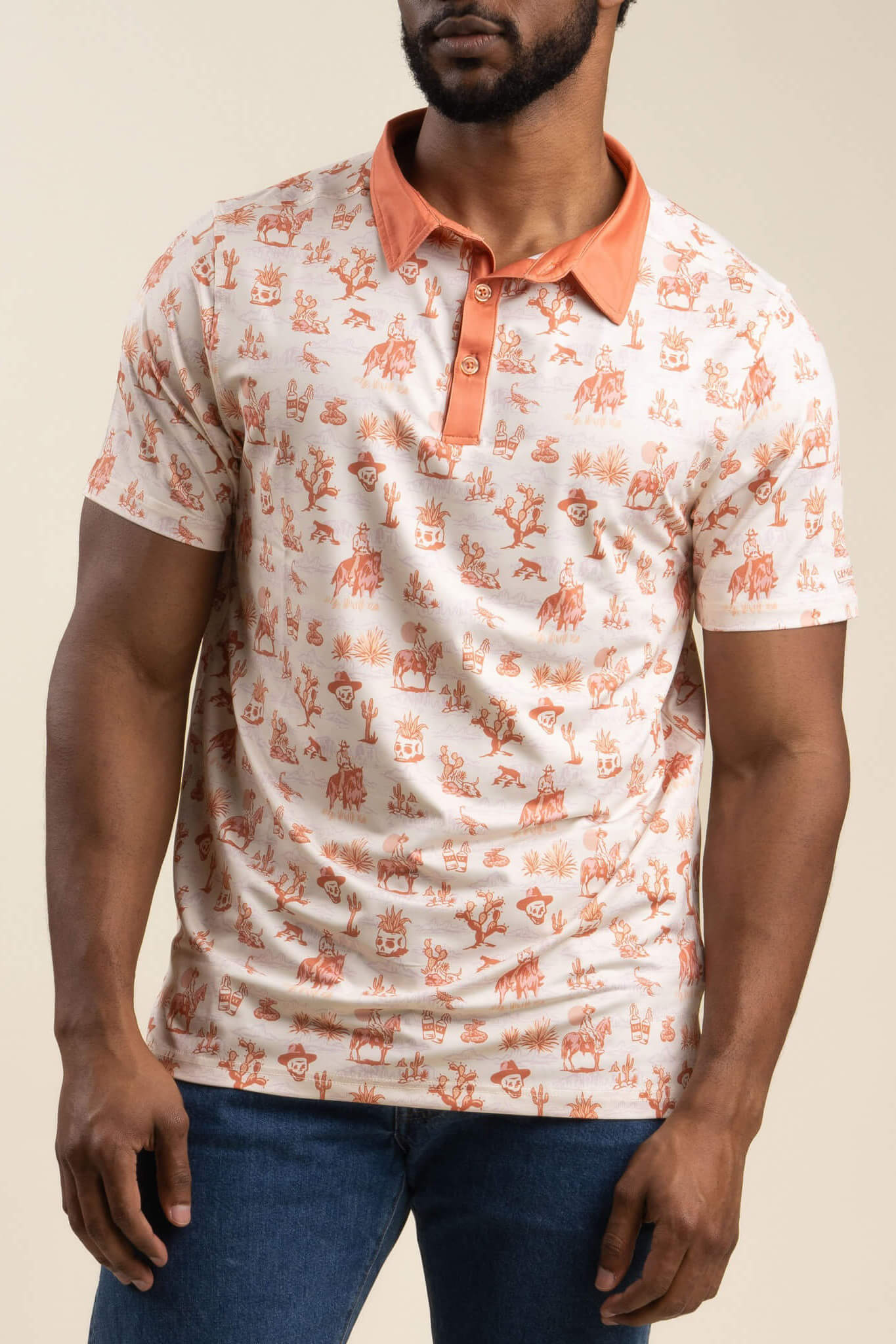 Sendero high noon performance polo in muertos. Sendero Provisions men’s fashion. Sendero Provisions women’s fashion. Western clothing for men. Western clothing for women. Wild West clothing for men. Wild West clothing for women. Texan fashion for men. Texan fashion for women. Western fashion for men. Western fashion for women. Sendero Provisions women’s bandana. Sendero Provisions men’s bandana. Sendero Provisions women’s hat. Sendero men’s hat. Sendero Provisions men’s shirt. Sendero Provisions shirts