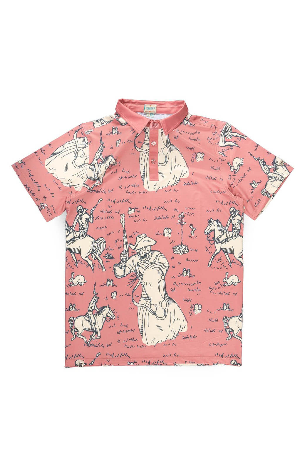 Sendero high noon performance polo in skeleton riders. Sendero Provisions men’s fashion. Sendero Provisions women’s fashion. Western clothing for men. Western clothing for women. Wild West clothing for men. Wild West clothing for women. Texan fashion for men. Texan fashion for women. Western fashion for men. Western fashion for women. Sendero Provisions women’s bandana. Sendero Provisions men’s bandana. Sendero Provisions women’s hat. Sendero men’s hat. Sendero Provisions men’s shirt.