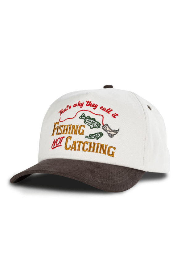 Sendero Not Catching Hat in cream and brown