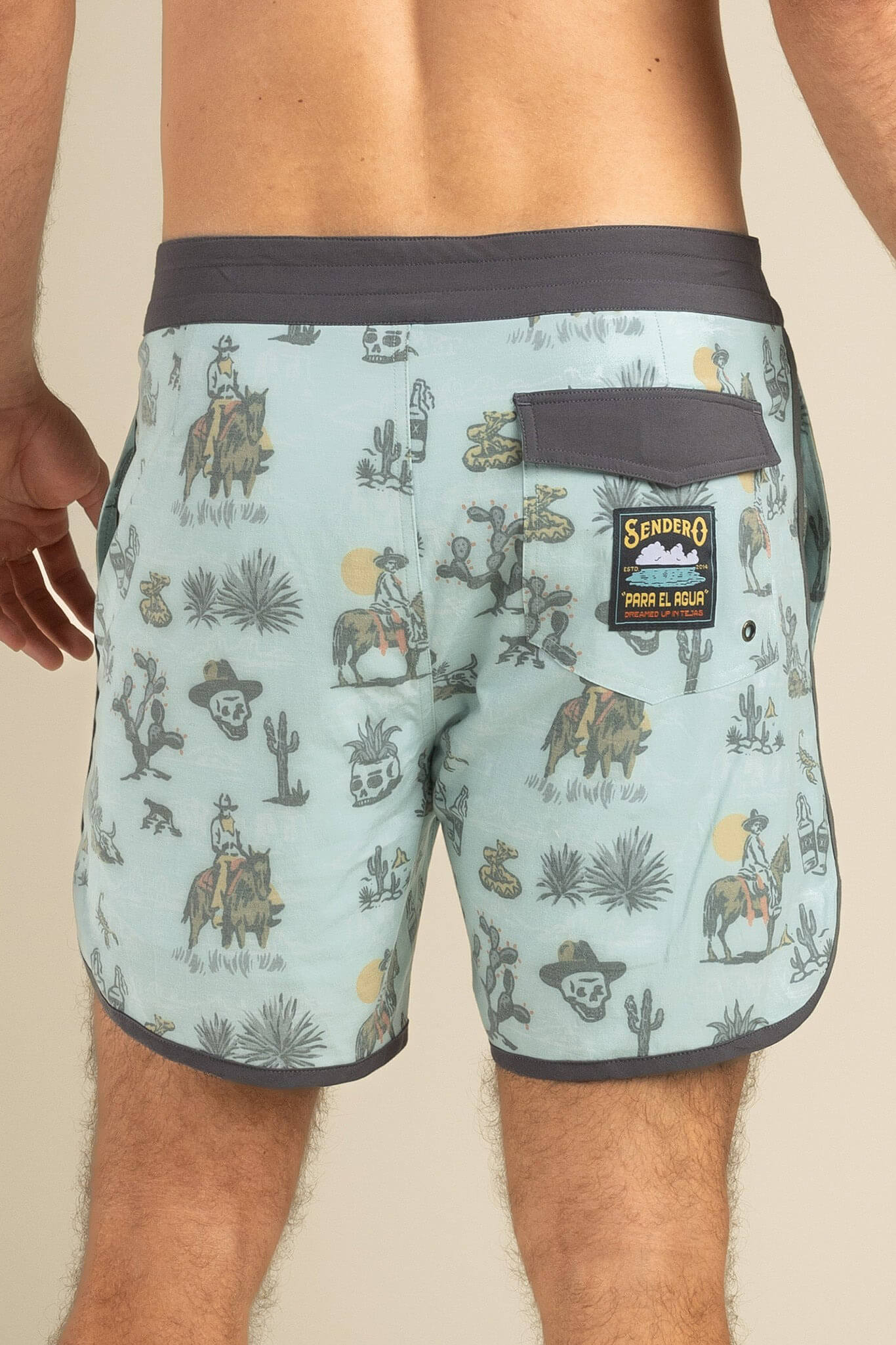 Sendero point bar boardshorts in muertos