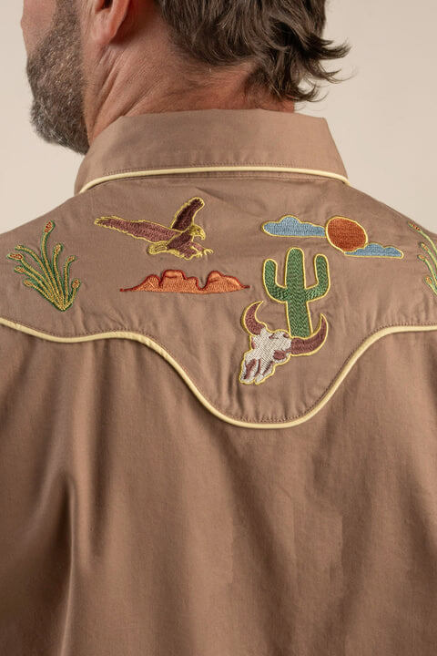 Sendero Prescott Western Shirt in burro