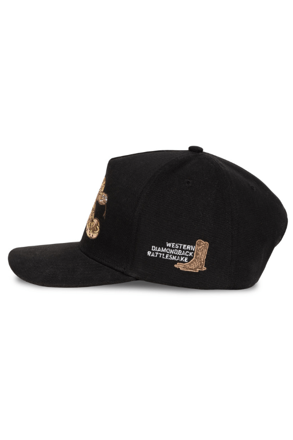 Sendero Rattlesnake hat in black