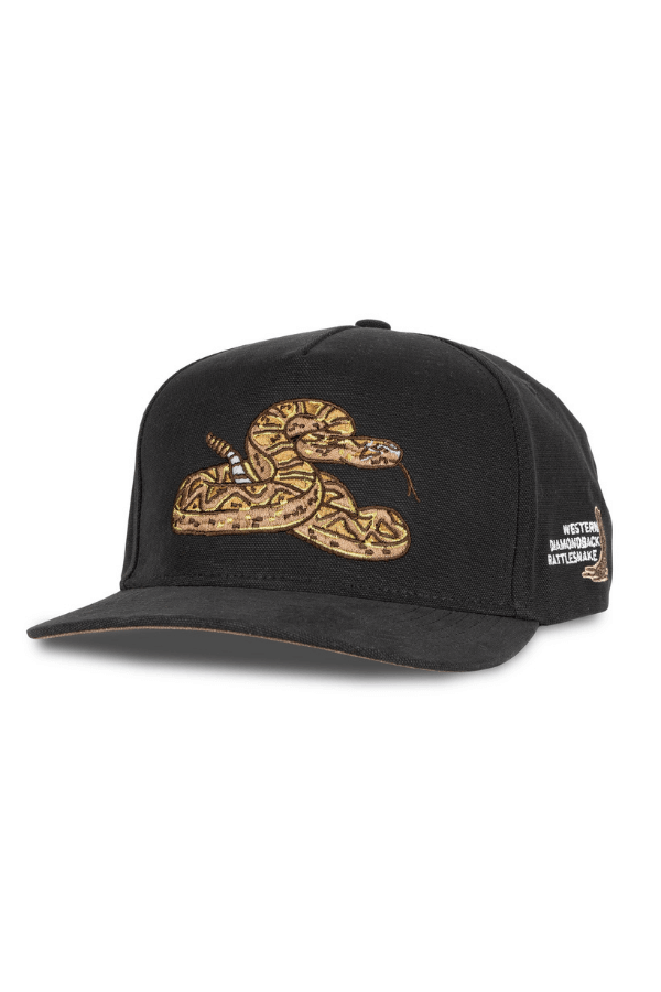 Sendero Rattlesnake hat in black