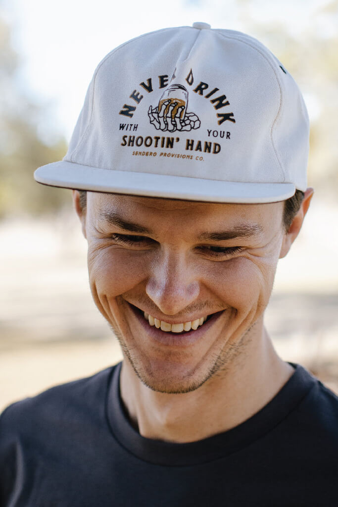 Sendero Shootin Hand Hat in white