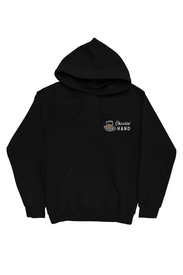 Sendero Shootin Hand Hoodie in black