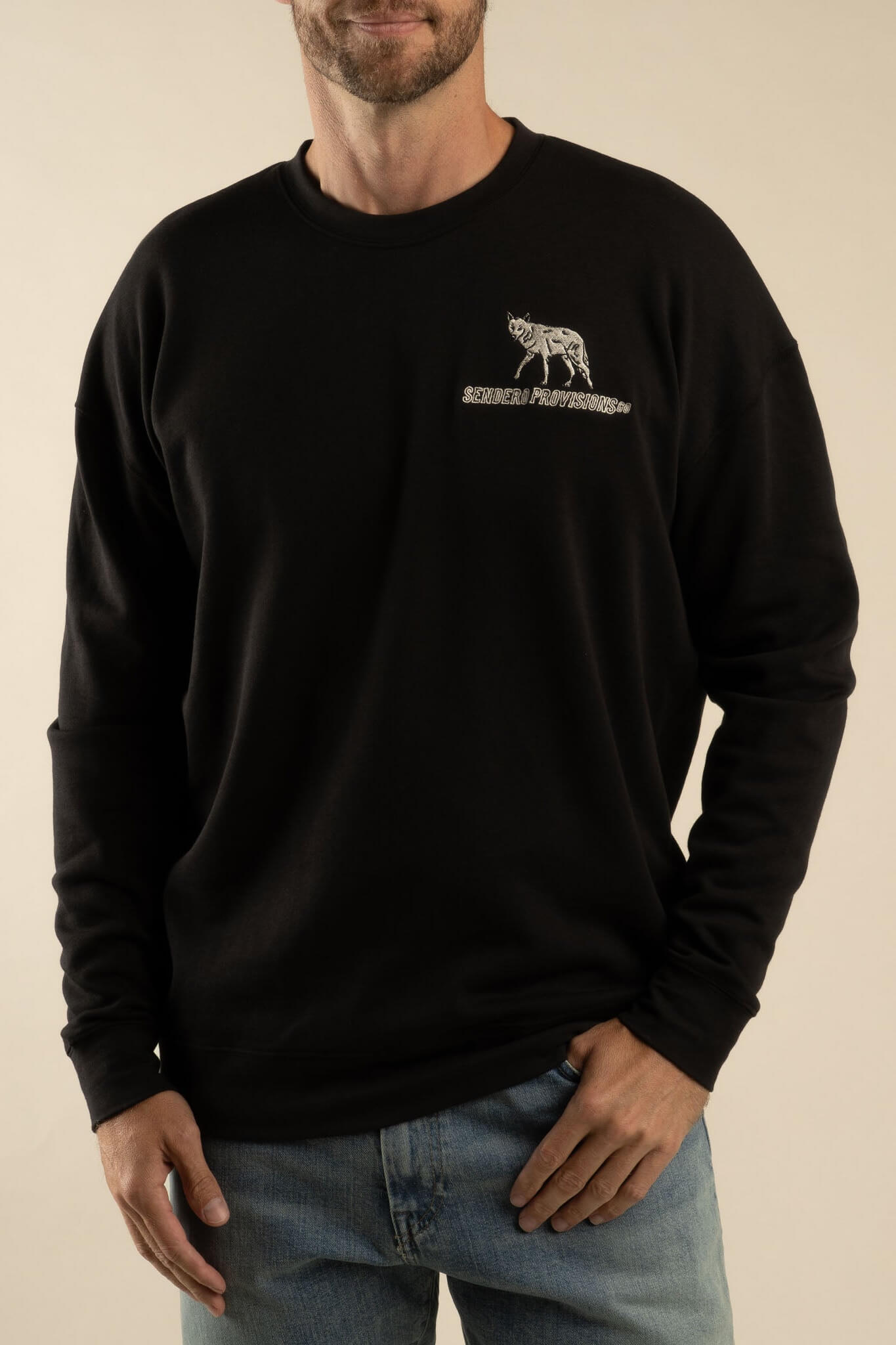 Sendero Solitario Sweatshirt in black